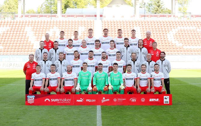 Fußball, 3. Liga, FSV Zwickau Porträttermin 2020 2021