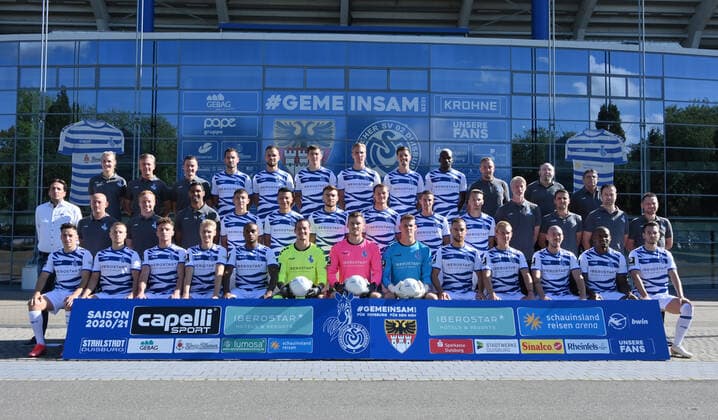 Fußball, 3. Liga, MSV Duisburg Porträttermin 2020 2021