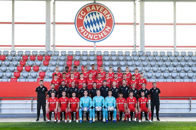 Fußball, 3. Liga, FC Bayern München II Porträttermin 2020 2021