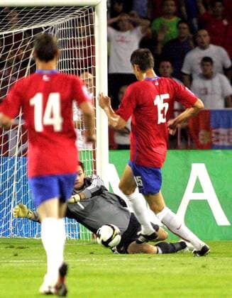 Fußball, WM Qualifikation, Serbien - Frankreich 1:1