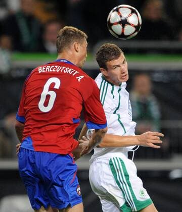 Fußball, Champions League, VfL Wolfsburg - ZSKA Moskau 3:1