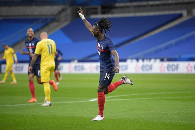 Fußball, Länderspiel, Frankreich - Ukraine
