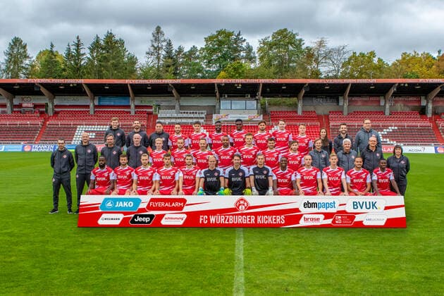 Fußball, 2. BL, Würzburger Kickers Porträttermin 2020 2021