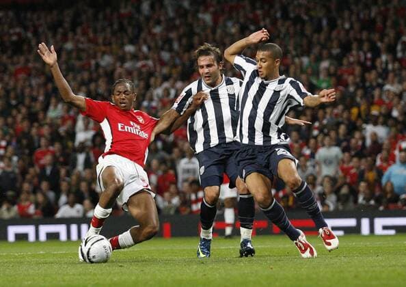 Fußball, England, Carling Cup, FC Arsenal - West Bromwich Albion 2:0