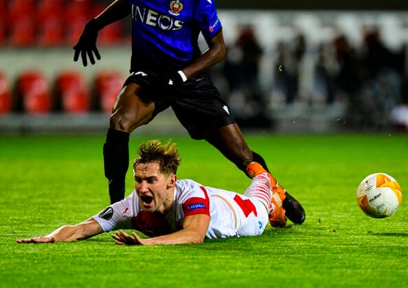 Fußball, EL, Slavia Prag - OGC Nizza