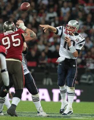 American Football, NFL International Series, London: New England Patriots - Tampa Bay Buccaneers 35:7
