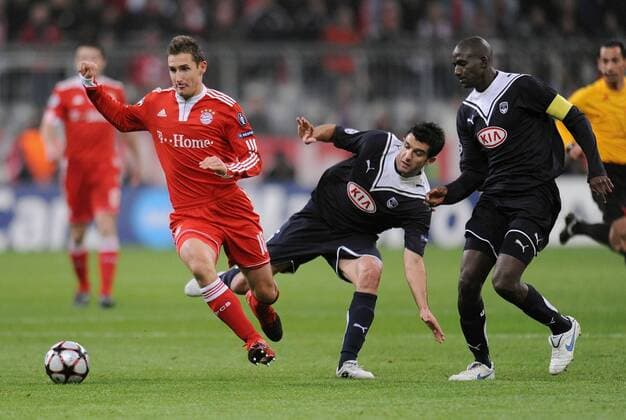 Fußball, Champions League, Bayern München - Girondins Bordeaux 0:2
