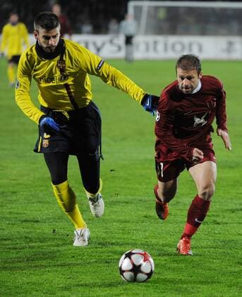 Fußball, Champions League, Rubin Kasan - FC Barcelona 0:0