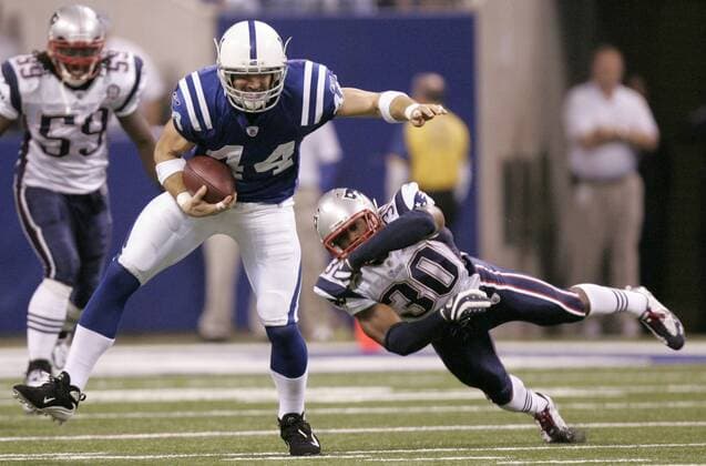 American Football, NFL, Indinapolis Colts - New England Patriots 35:34