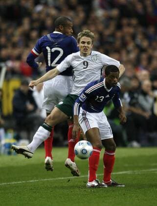 Fußball, WM Qualifikation, Frankreich - Irland 1:1, Frankreich fährt zur WM