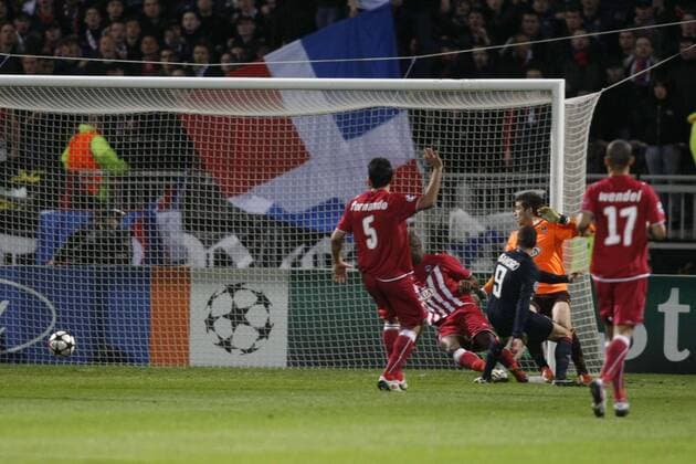 Fußball, Champions League, Olympique Lyon - Girondins Bordeaux 3:1