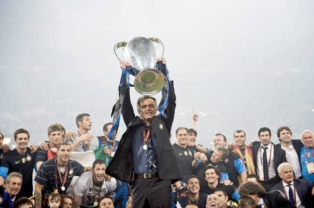 Fußball, Historie, Jose Mourinho als Trainer von Inter Mailand von 2008 bis 2010