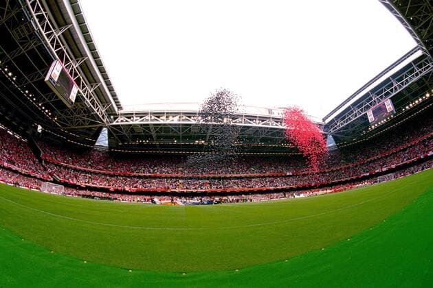 Fußball, Champions League, Finale 2017 findet im Millenium Stadium in Cardiff statt