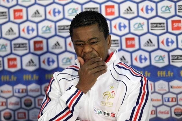 Fußball, WM, Pressekonferenz Frankreich zur sofortigen Suspendierung Nicolas Anelkas