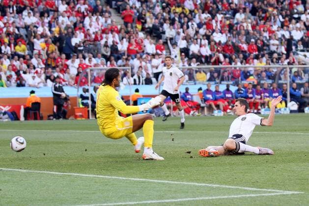 Fußball, WM, Achtelfinale, Deutschland - England 4:1