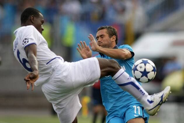 Fußball, Champions League Qualifikation, Zenit St. Petersburg - AJ Auxerre 1:0