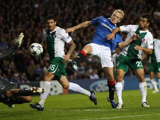 Fußball, Champions League, Glasgow Rangers - Bursaspor 1:0