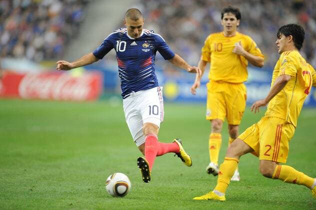 Fußball, EM-Qualifikation, Frankreich - Rumänien 2:0