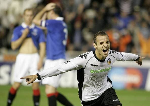 Fußball, Champions League, FC Valencia - Glasgow Rangers 3:0