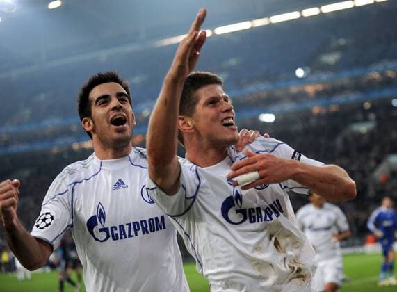 Fußball, Champions League, FC Schalke 04 - Olympique Lyon 3:0