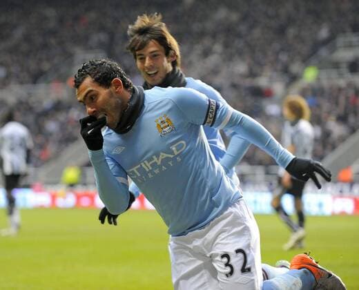 Fußball, England, Premier League, Newcastle United - Manchester City 1:3