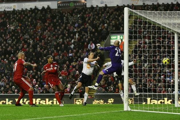 Fußball, England, Premier League, FC Liverpool - Bolton Wanderers 2:1