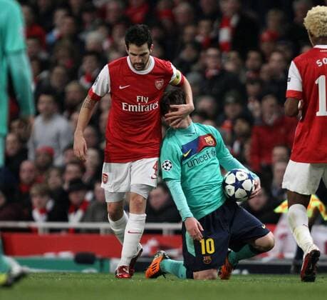 Fußball, Champions League, FC Arsenal - FC Barcelona 2:1