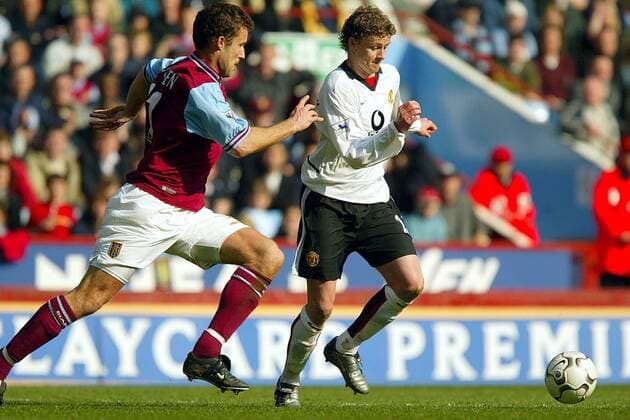 Fußball, England, Premier League, Aston Villa - Manchester United 0:1