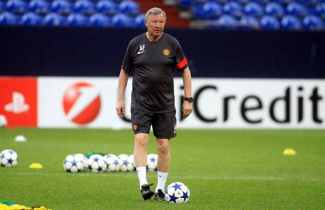Fußball, Champions League, Training Manchester United