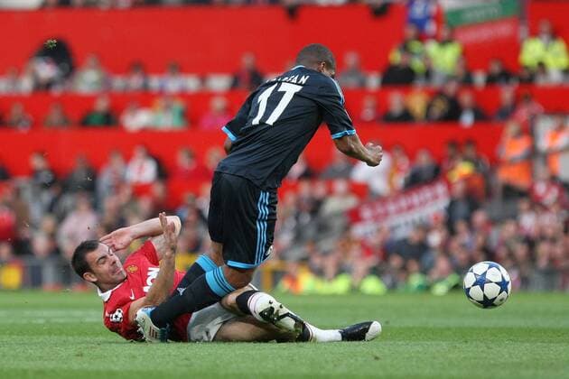 Fußball, Champions League, Halbfinale, Manchester United - FC Schalke 04 4:1