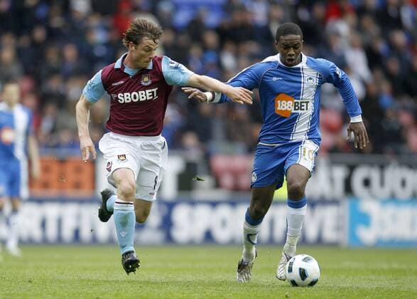 Fußball, England, Premier League, Wigan Athletic - West Ham United 3:2 - West Ham steigt ab