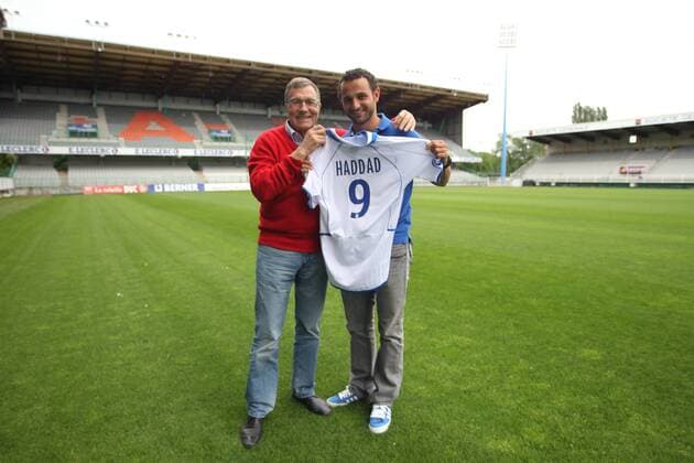 Fußball, Frankreich, Ligue 1, AJ Auxerre präsentiert Neuzugang Ruddy Haddad