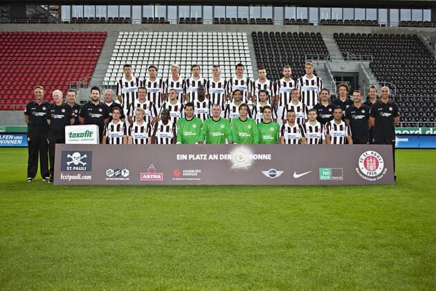 Fußball, 2. BL, Porträttermin FC St. Pauli