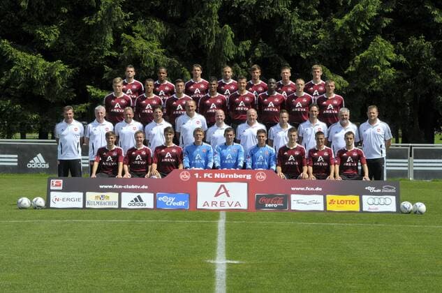 Fußball, 1. BL, Porträttermin des 1. FC Nürnberg