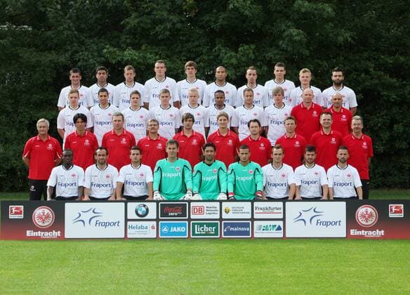 Fußball, 2. BL, Porträttermin Eintracht Frankfurt