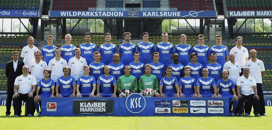 Fußball, 2. BL, Porträttermin Karlsruher SC