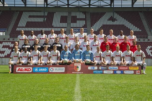 Fußball, 1. BL, Porträttermin FC Augsburg