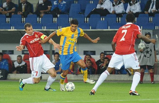 Fußball, Champions League Qualifikation, Wisla Krakau - APOEL Nikosia 1:0