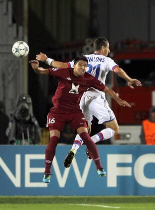 Fußball, Champions League Qualifikation, Rubin Kasan - Olympique Lyon 1:1