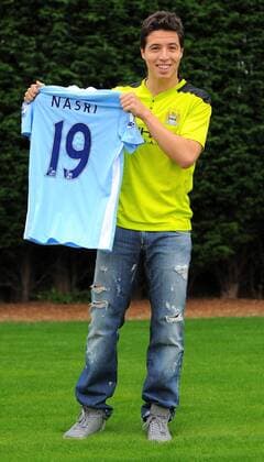 Fußball, England, Premier League, Manchester City präsentiert Neuzugang Samir Nasri