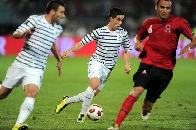 Fußball, EM Qualifikation, Albanien . Frankreich