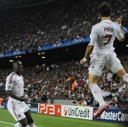 Fußball, Champions League, FC Barcelona - AC Mailand 2:2