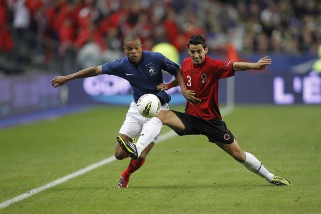Fußball, EM-Qualifikation, Frankreich - Albanien 3:0