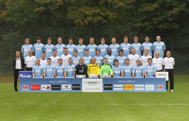 Fußball, 2. BL, Porträttermin TSV 1860 München