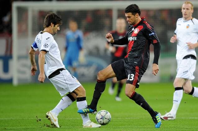 Fußball, Champions League, Bayer Leverkusen - FC Valencia 2:1