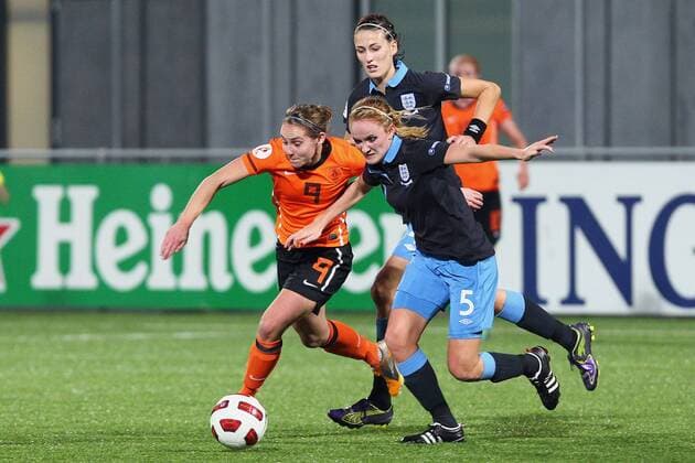 Frauenfußball, EM-Qualifikation, Niederlande - England 0:0