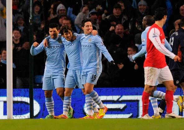 Fußball, England, Premier League, Manchester City - FC Arsenal 1:0