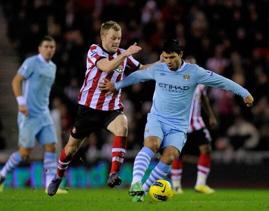 Fußball, England, Premier League, AFC Sunderland - Manchester City 1:0