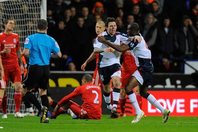 Fußball, England, Bolton Wanderers - FC Liverpool 3:1