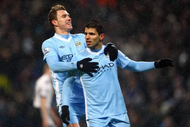 Fußball, England, Manchester City - FC Fulham 3:0